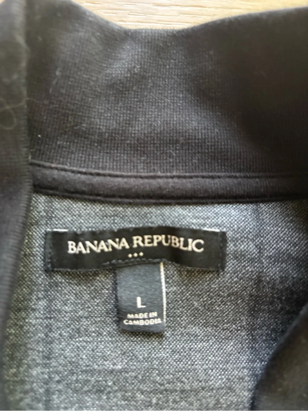 Banana Republic black and white checkerboard zip up jacket.  Size large.